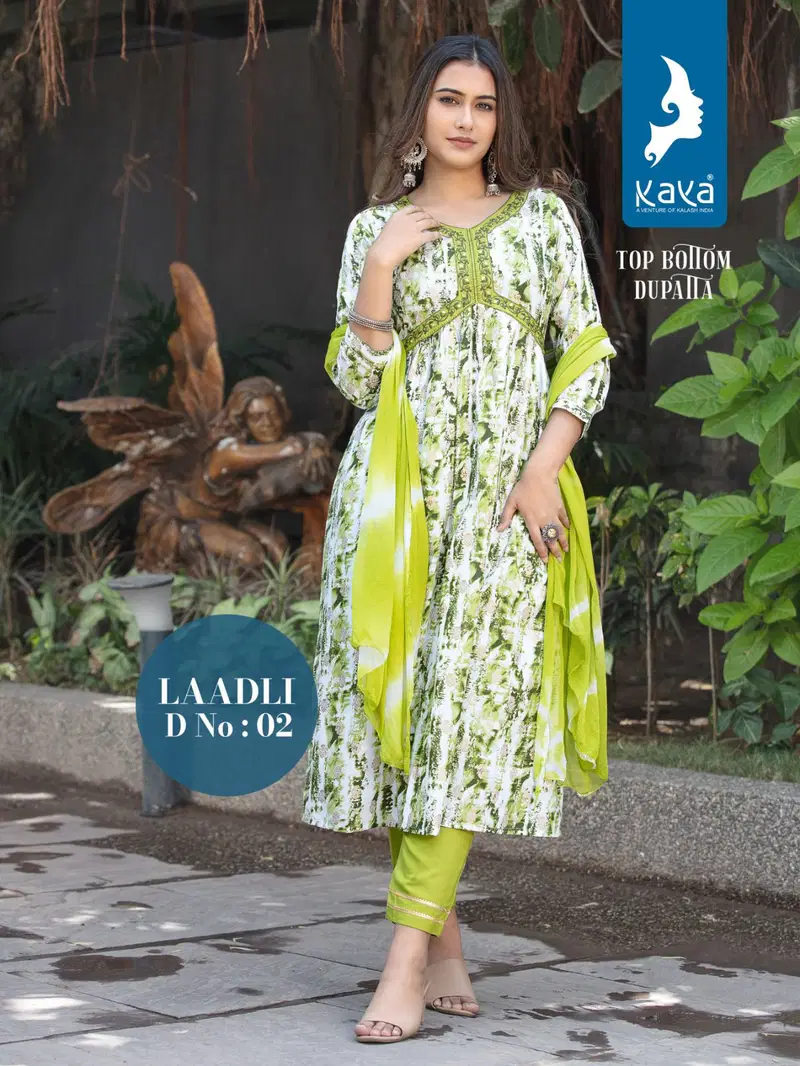 Laadli By Kaya Kurti Printed Suits Catalog